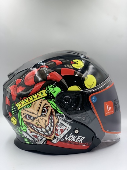 MT Helmet Thunder 3 SV Jet Joker A1 Gloss Black (ECE CERTIFIED)